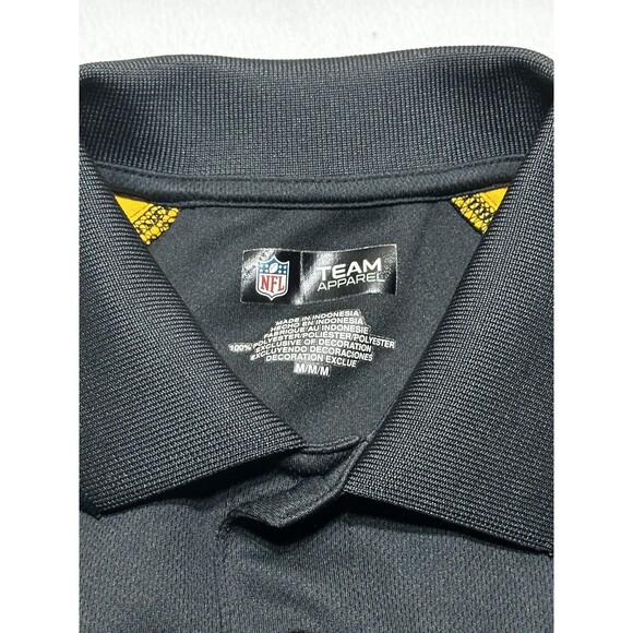 Pittsburgh Steelers NFL Polo Short Sleeve Men’s Medium Football - *Small Snags* - Picture 5 of 12